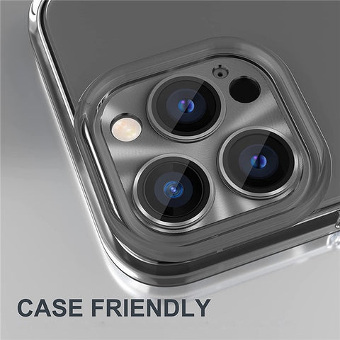 HAT PRINCE ENKAY For iPhone 15 Pro / 15 Pro Max Full Cover Camera Lens Film Aluminum Alloy + Tempered Glass Integrated Rear Lens Protector