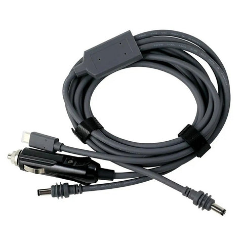 15m For Starlink Space-X Mini 3-in-1 Type-C Cigarette Lighter Car Charger Power Cord