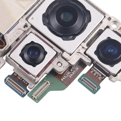 1 Set For Samsung Galaxy S25 Ultra S938 OEM Rear Camera Lens Module Part (Without Logo)