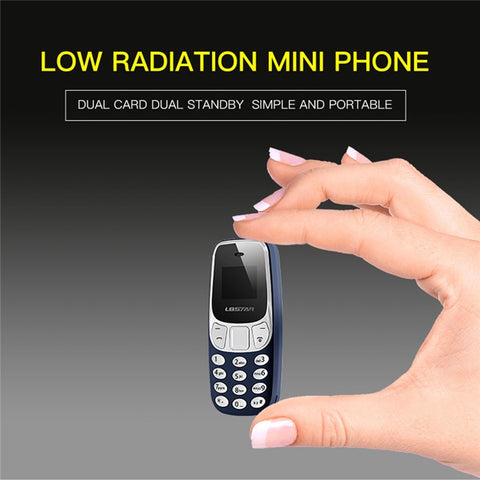 L8STAR BM10 Dual SIM Bluetooth-Compatible Mini Bar Phone 2G GSM 0.66 Inch Screen Cell Phone