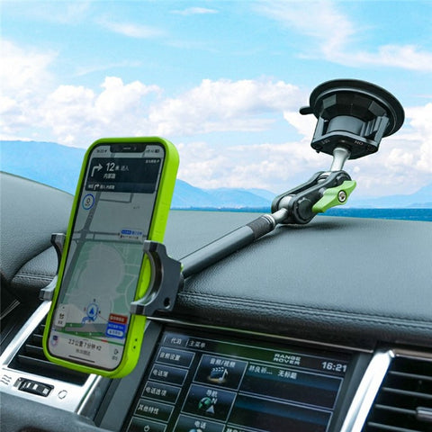 LANPARTE UBA-01L Car Suction Cup Mount Extended Bracket Multi Angle Adjustable Phone Holder