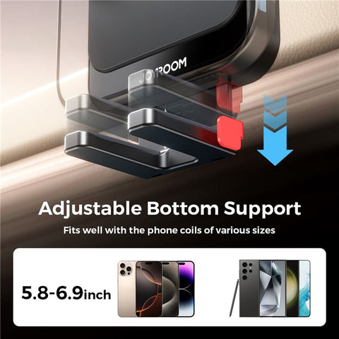JOYROOM JR-ZS241S Car Wireless Charger Dashboard Mount 15W Fast Charging Phone Holder