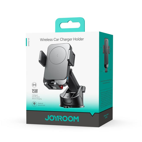 JOYROOM JR-ZS241S Car Wireless Charger Dashboard Mount 15W Fast Charging Phone Holder