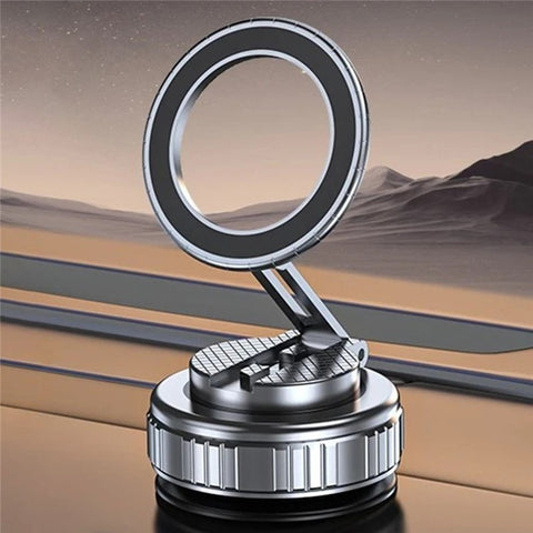 G712 360 Degree Rotation Vacuum Suction Cellphone Holder Dashboard Stand Car Magnetic Phone Mount