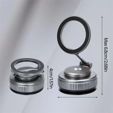 G711 Car Magnetic Phone Mount 360 Degree Rotation Vacuum Suction Cellphone Holder Stand
