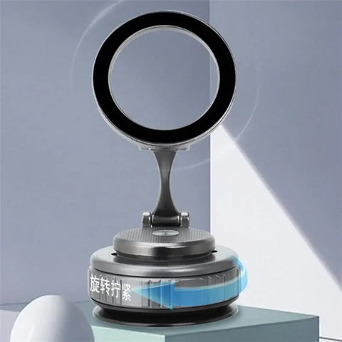 G711 Car Magnetic Phone Mount 360 Degree Rotation Vacuum Suction Cellphone Holder Stand
