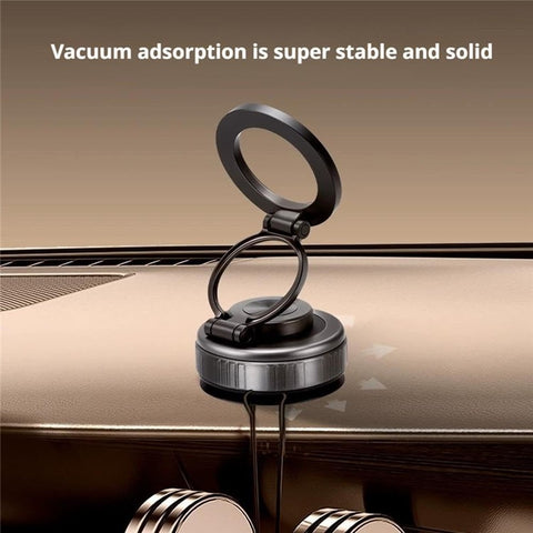 G512 Magnetic Car Phone Holder Dashboard Mount Suction Cup Base 360 Degree Rotation Foldable Stand
