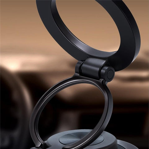 G512 Magnetic Car Phone Holder Dashboard Mount Suction Cup Base 360 Degree Rotation Foldable Stand