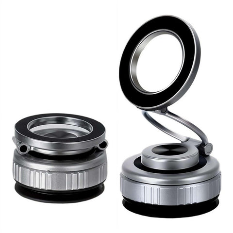 G512 Magnetic Car Phone Holder Dashboard Mount Suction Cup Base 360 Degree Rotation Foldable Stand