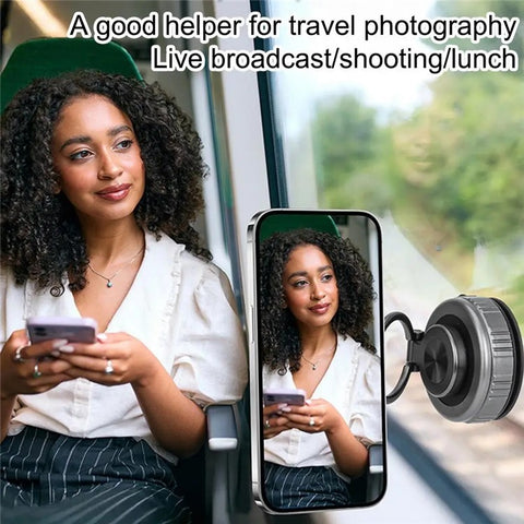 G511 Foldable Car Phone Mount 360 Degree Rotatable Magnetic Holder Suction Cup Stand