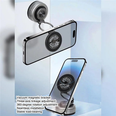 G511 Foldable Car Phone Mount 360 Degree Rotatable Magnetic Holder Suction Cup Stand