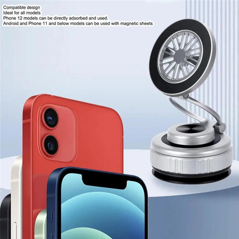 G511 Foldable Car Phone Mount 360 Degree Rotatable Magnetic Holder Suction Cup Stand