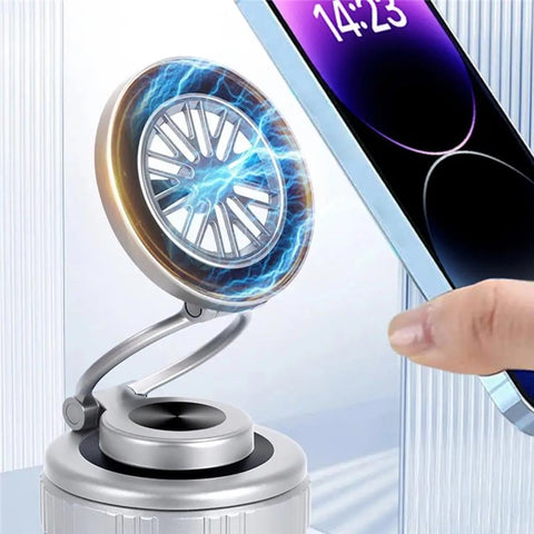 G511 Foldable Car Phone Mount 360 Degree Rotatable Magnetic Holder Suction Cup Stand