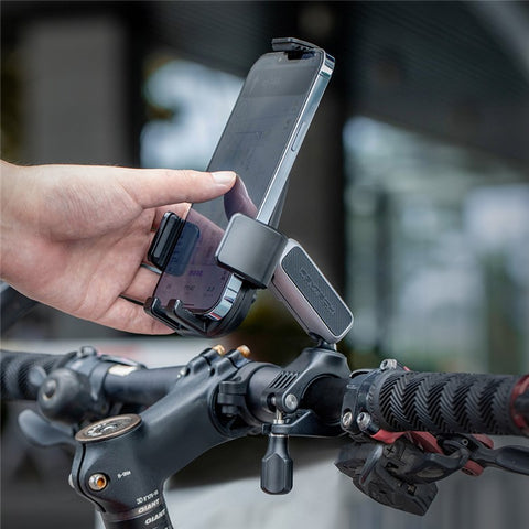 PGYTECH P-PG-001 Motorcycle E-Bike Bicycle Phone Holder Adjustable Handlebar / Rearview Mirror Mount Cellphone Bracket