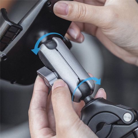 PGYTECH P-PG-001 Motorcycle E-Bike Bicycle Phone Holder Adjustable Handlebar / Rearview Mirror Mount Cellphone Bracket