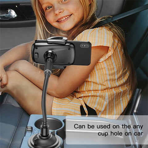 YESIDO C112 Flexible Arm 360 Degree Rotation Car Cup Holder Mobile Phone Bracket with Air Vent Clip