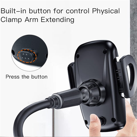 YESIDO C112 Flexible Arm 360 Degree Rotation Car Cup Holder Mobile Phone Bracket with Air Vent Clip