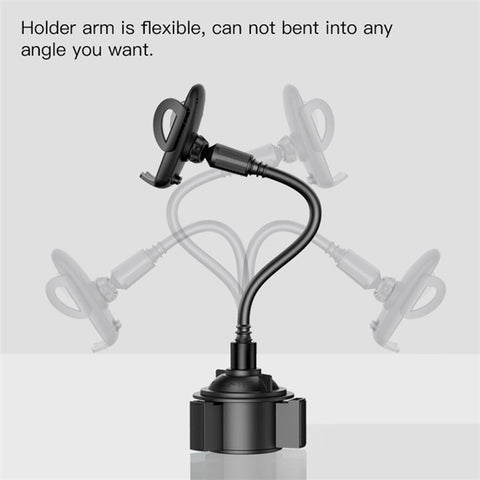 YESIDO C112 Flexible Arm 360 Degree Rotation Car Cup Holder Mobile Phone Bracket with Air Vent Clip