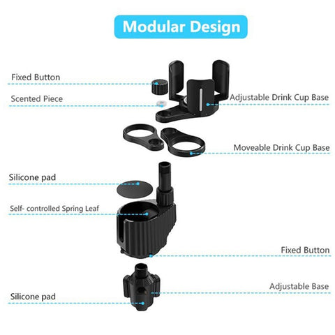 A03 Multifunctional Car Cup Holder Snacks Instant Noodles Drinks Holder Stand Auto Interior Bracket