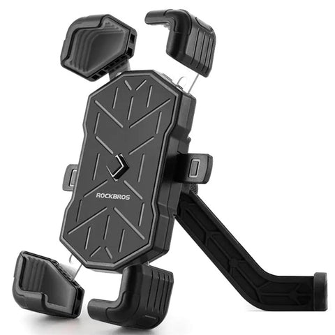 ROCKBROS HW-117 E-Bike Cell Phone Holder Motorcycle Bicycle Quick-Release Phone Bracket for 4.5"-7.2" Devices