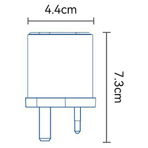 YESIDO YC90 Dual Port Travel Charger USB-C + USB-L 12W Fast Charger with 1m Cable for Iphone / Android