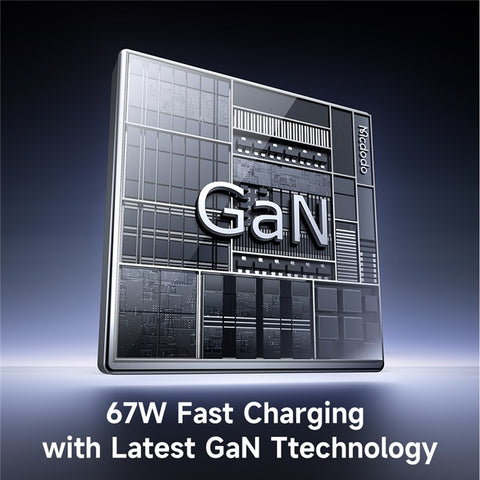 MCDODO CH-4100 GaN Fast Charger 67W USB-C / USB-A Power Adapter with Retractable Cable for Multiple Devices