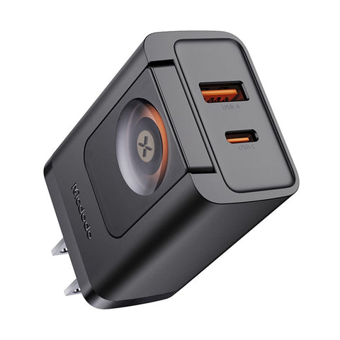 MCDODO CH-5040 MDD 2 in 1 Wall Charger with Watch Wireless Charging Portable Travel Charger 30W USB-A / USB-C