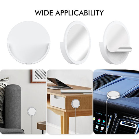 AHASTYLE PT136 2-Pack Self-adhesive Wall Mount Holder Bracket Charger