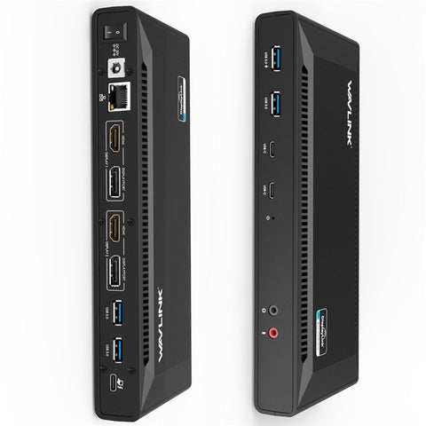 WAVLINK UG69PD2 Multi-Function Dual 4K Docking Station 65W Fast Charging Multi-Port Docking Station for Laptops