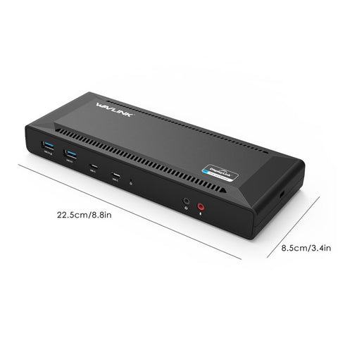 WAVLINK UG69PD2 Multi-Function Dual 4K Docking Station 65W Fast Charging Multi-Port Docking Station for Laptops