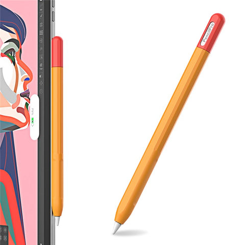 For Apple Pencil Pro Silicone Sleeve Color Splicing Stylus Pen Protective Skin Cover