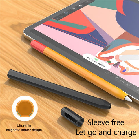 For Apple Pencil Pro Silicone Sleeve Color Splicing Stylus Pen Protective Skin Cover