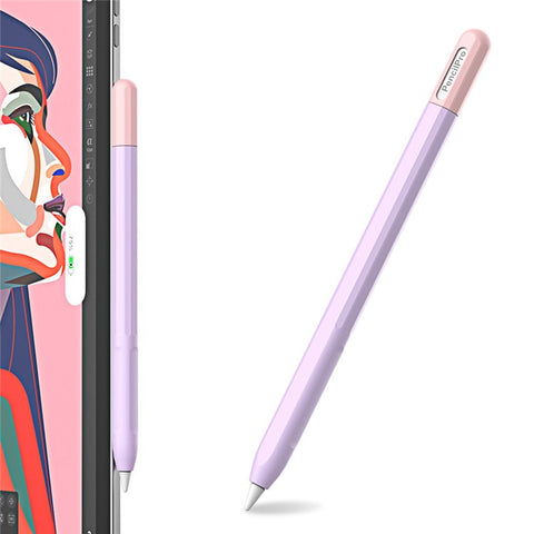 For Apple Pencil Pro Silicone Sleeve Color Splicing Stylus Pen Protective Skin Cover
