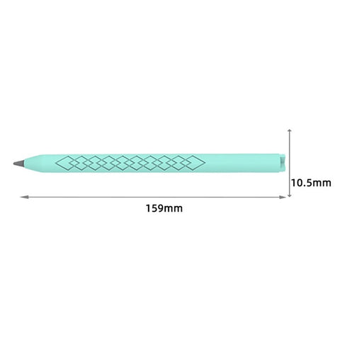 For Apple Pencil 3 (USB-C) Anti-scratch Silicone Sleeve Diamond Texture Stylus Pen Protective Cover