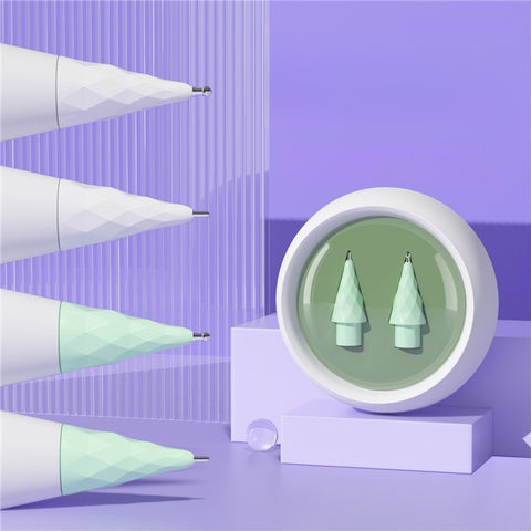 For Apple Pencil (2nd Generation) / Pencil (1st Generation) / Pencil (USB-C) Tips Rhombus Noiseless Pen Tips