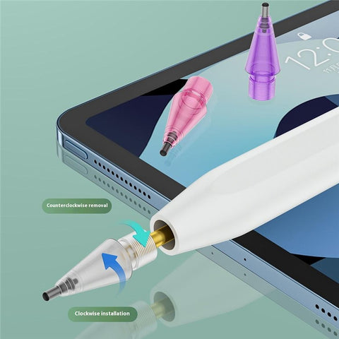 For Apple Pencil (2nd Generation) / Pencil (1st Generation) / Pencil (USB-C) / Pencil Pro Tips 2B Damping Silent