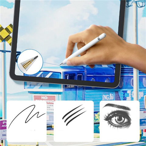 For Apple Pencil (2nd Generation) / Pencil (1st Generation) / Pencil (USB-C) / Pencil Pro Damping Tips Fine Point