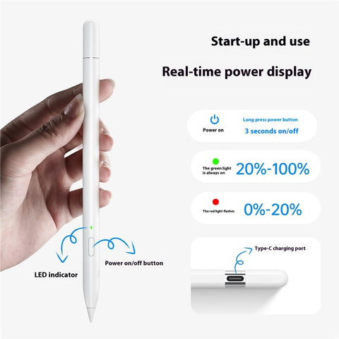 WIWU Pencil A01 For iPad (2018 and Later) Capacitive Pen Anti-Mistouch Tilt Pressure Stylus Pen
