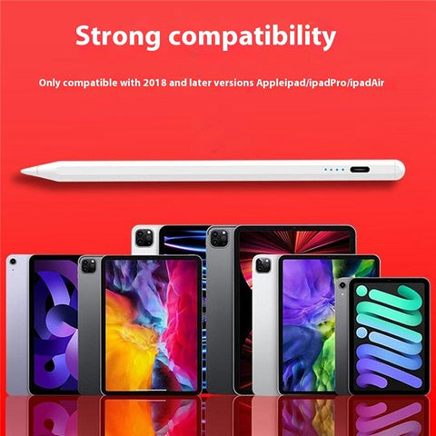 4-LED Stylus with Palm Rejection, Magnetic Attachment for iPad OS 12.2+ (2018 Later)
