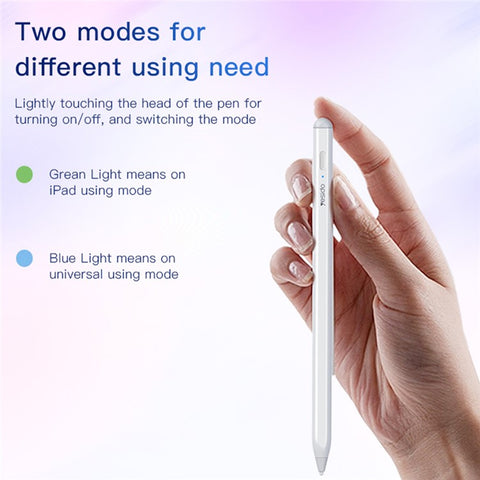 YESIDO ST10 110mAh Active Stylus Pen Aluminum Alloy Stylus Universal Compatible Dual System