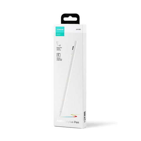 JOYROOM JR-X9S Active Capacitive Stylus Lightweight Touch Screen Pencil Portable Capacitive Pen with 2 Nibs for Writing Drawing