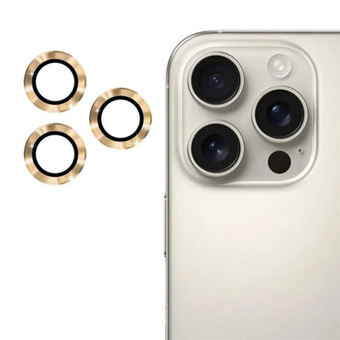 WANLONFENG For iPhone 14 Pro / iPhone 14 Pro Max Camera Lens Protector  Metal CD Texture Tempered Glass Lens Film