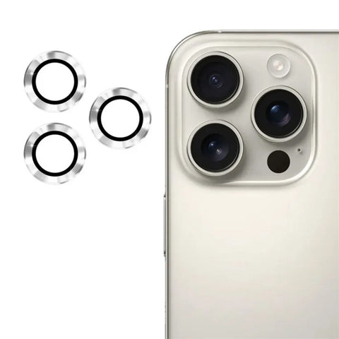 WANLONFENG For iPhone 14 Pro / iPhone 14 Pro Max Camera Lens Protector  Metal CD Texture Tempered Glass Lens Film
