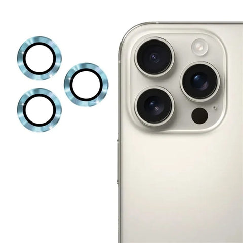 WANLONFENG For iPhone 14 Pro / iPhone 14 Pro Max Camera Lens Protector  Metal CD Texture Tempered Glass Lens Film