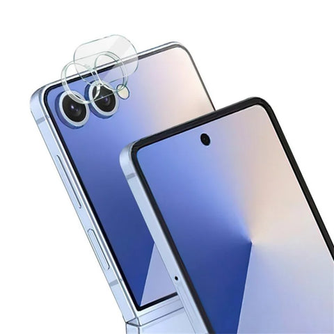 WANLONFENG For Samsung Galaxy Z Flip7 5G Camera Lens Protector  Full Coverage HD Clear Lens Film with Cleaning Cloth