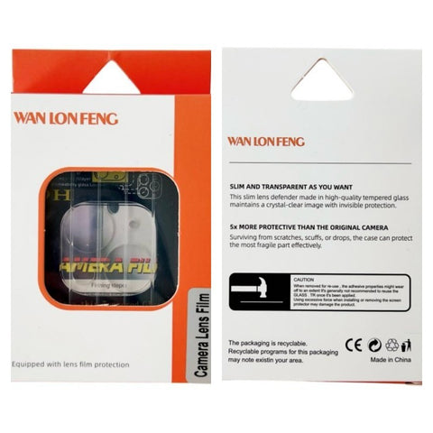 WANLONFENG For Samsung Galaxy Z Flip7 5G Camera Lens Protector  Full Coverage HD Clear Lens Film with Cleaning Cloth