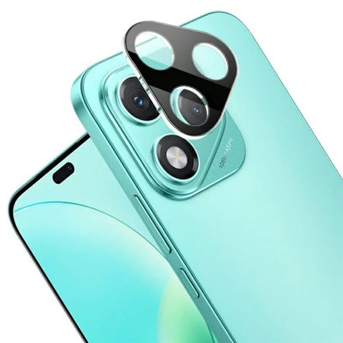 WANLONFENG For Honor 400 Lite 5G Camera Lens Protector  HD Full Black Silk Printed Lens Film