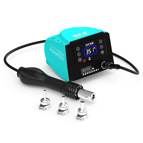 RF4 RF-H6 600W Hot Air Rework Station 220V Digital Display Heat Gun for Electronics Repairing, EU Plug