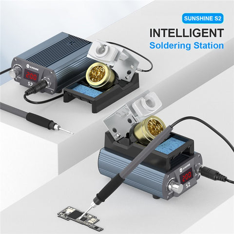 SUNSHINE S2 Precise Soldering Station Digital Display Soldering Station for C210 Soldering Iron Tips