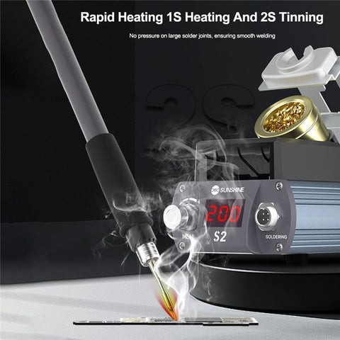 SUNSHINE S2 Precise Soldering Station Digital Display Soldering Station for C210 Soldering Iron Tips